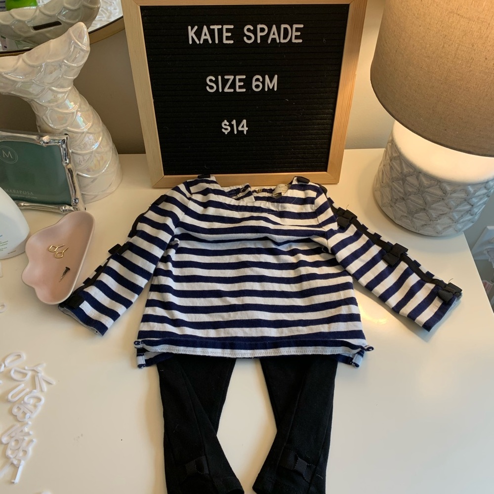 Kate Spade outfit with bow details